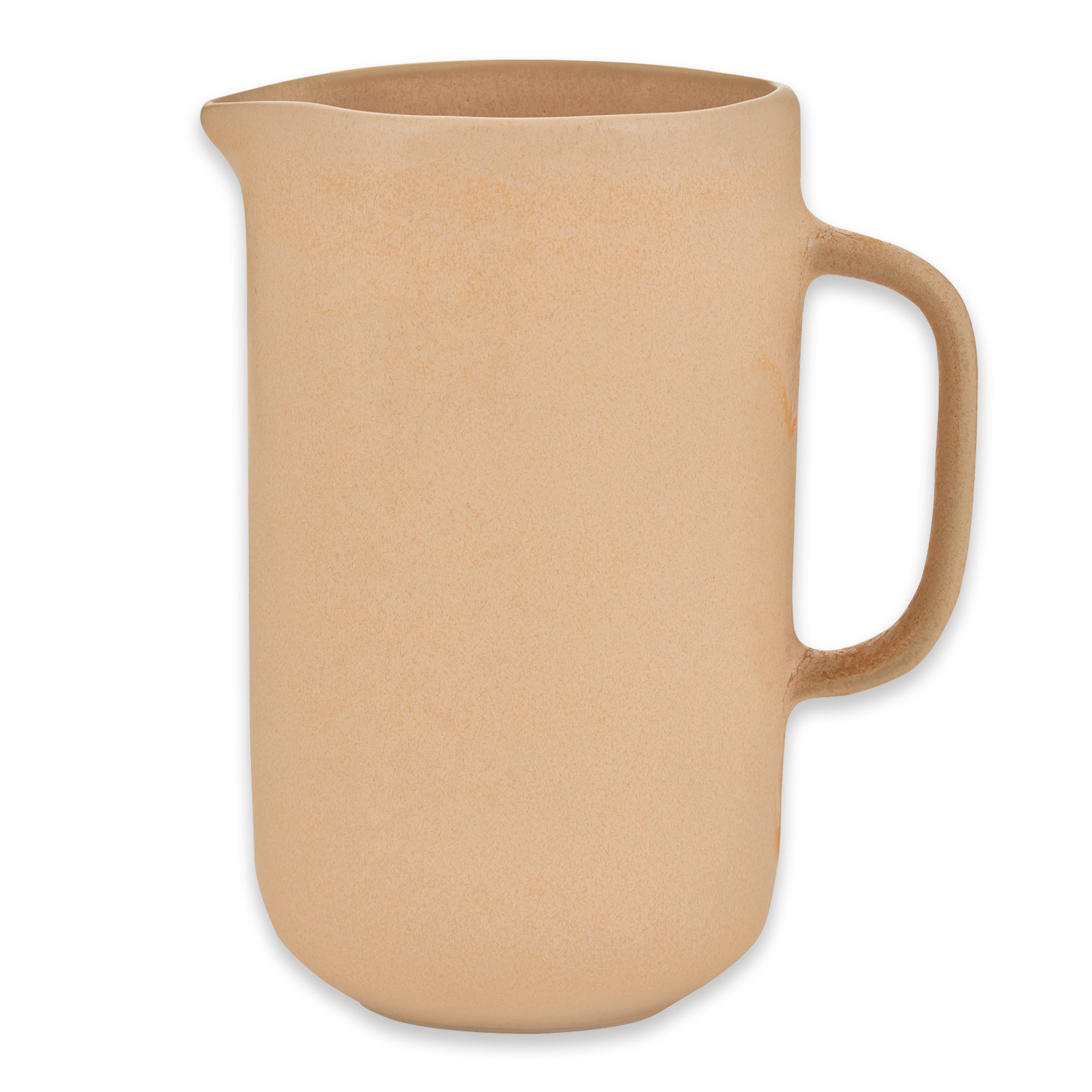 Pitcher handmade Stoneware Pitcher Apricot