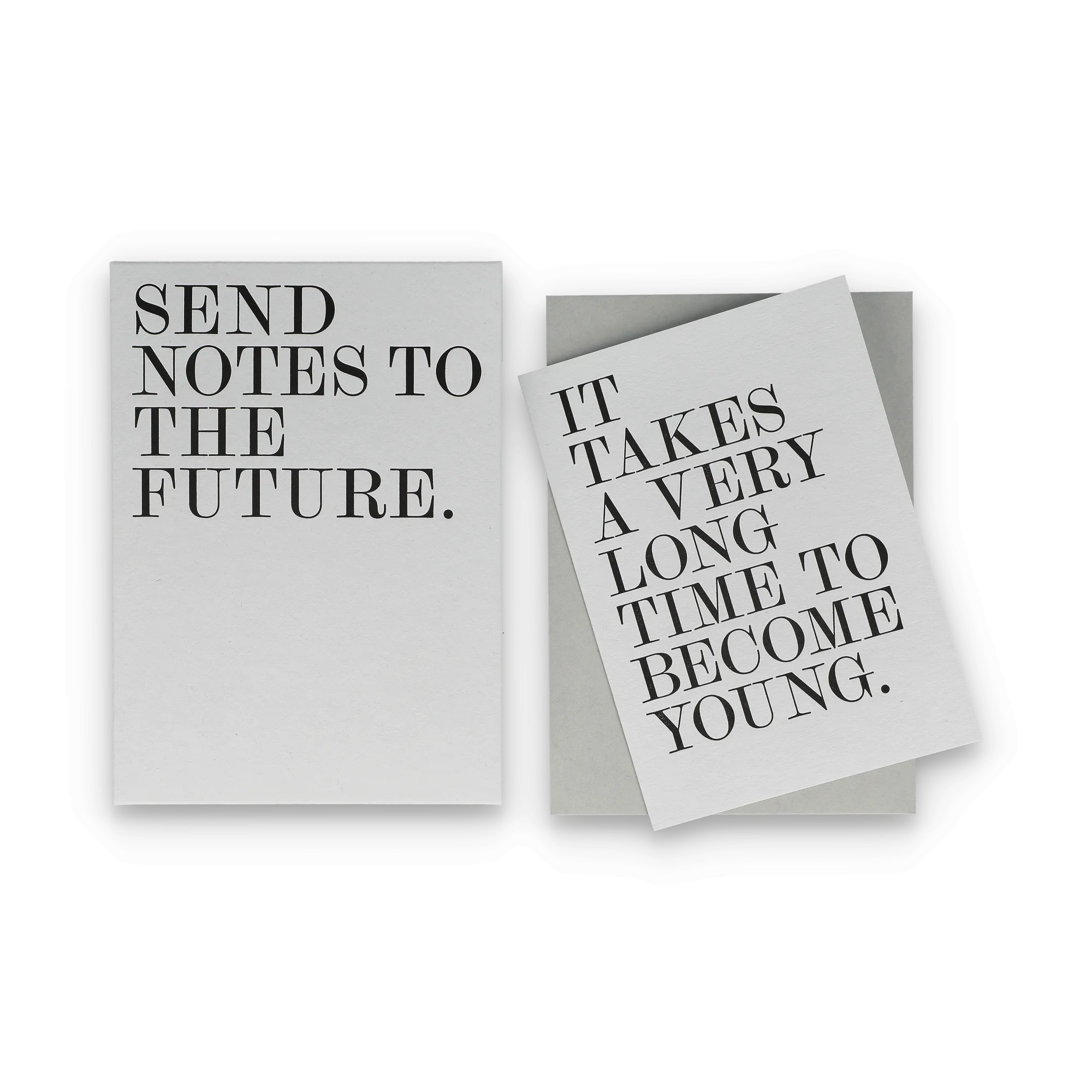 Gruß- & Geburtstagskarte Greeting Cards Origin Typo 8er Set