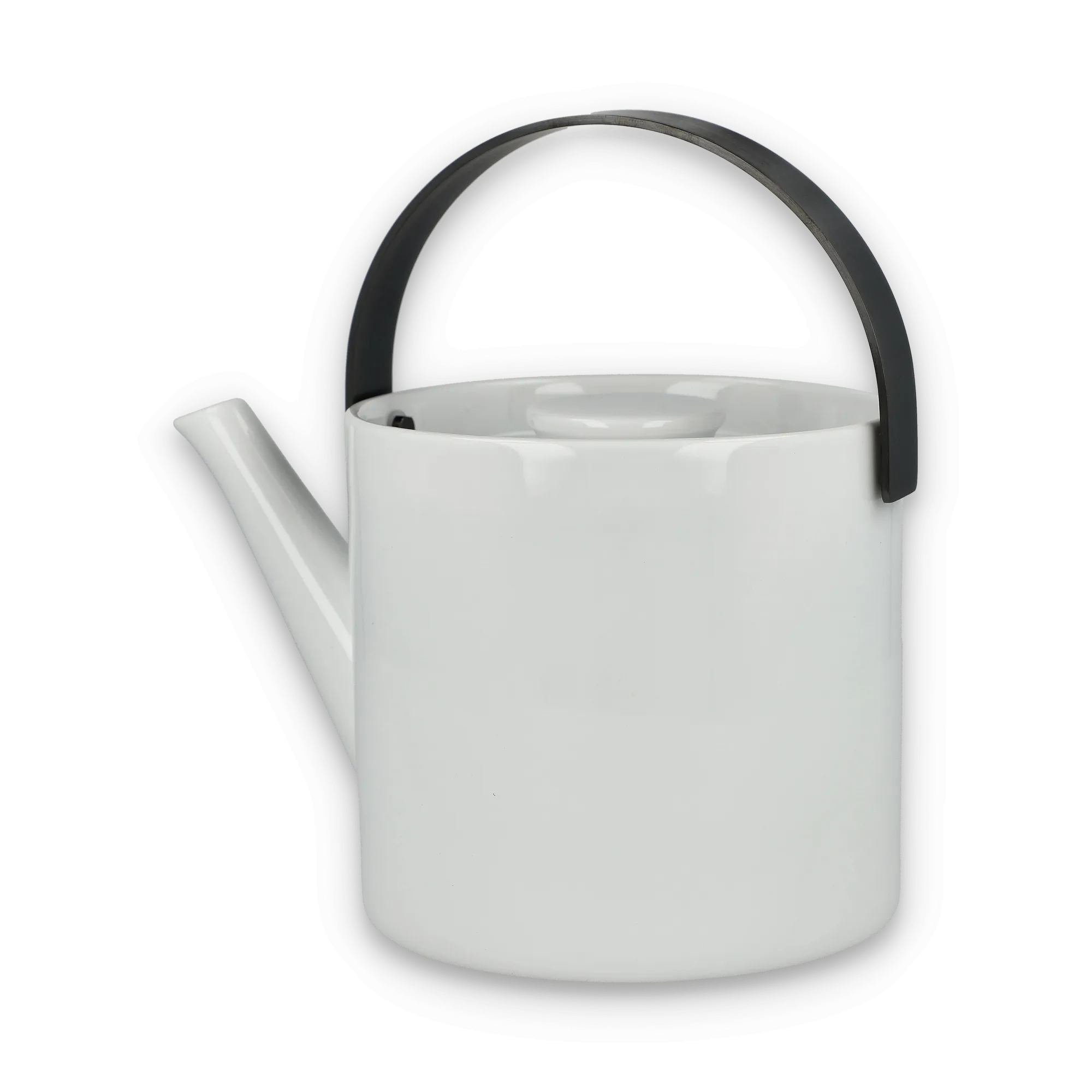 Teekanne mit Sieb Porcelain Teapot white