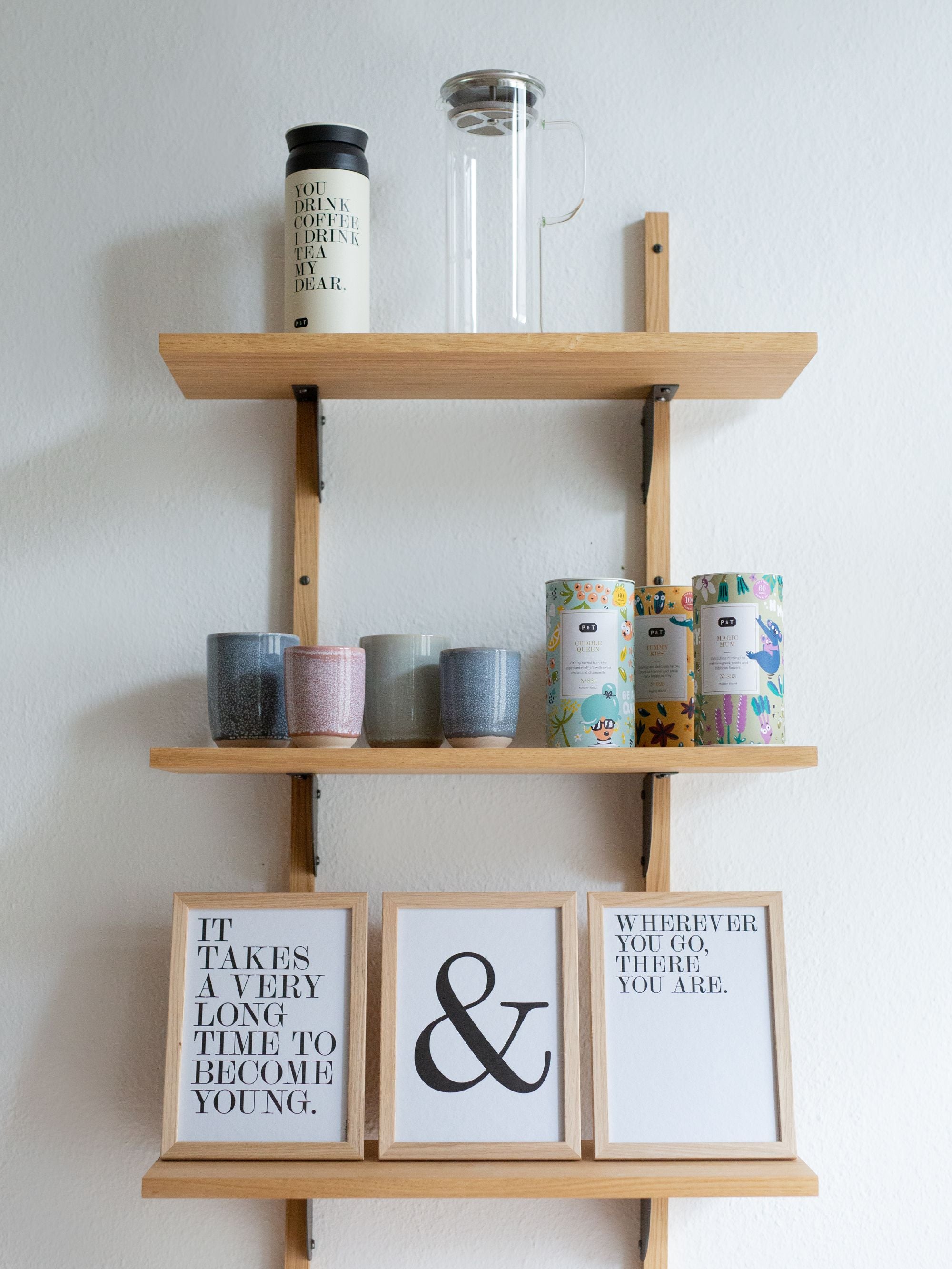 Kunstdrucke Art Prints A5 Origin Typo 3er Set