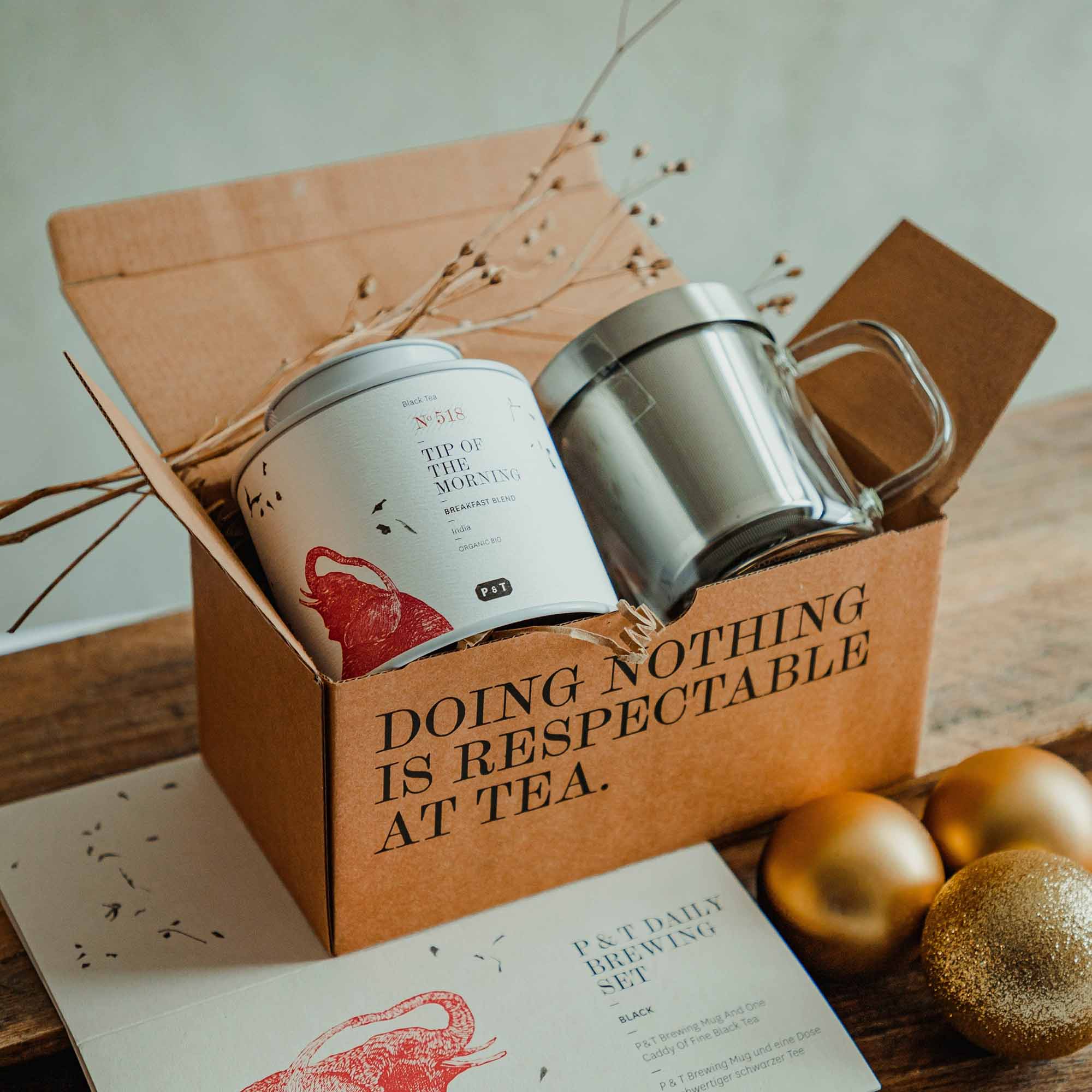 Tee Geschenkset Daily Brewing Set Black